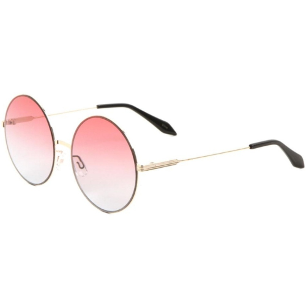 Round Oceanic Color Lens Sunglasses